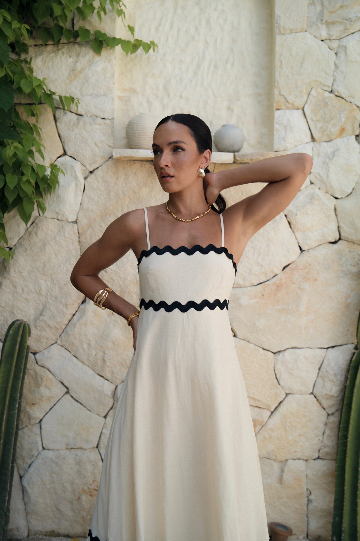 Millie Ric-Rac Summer Maxi Dress