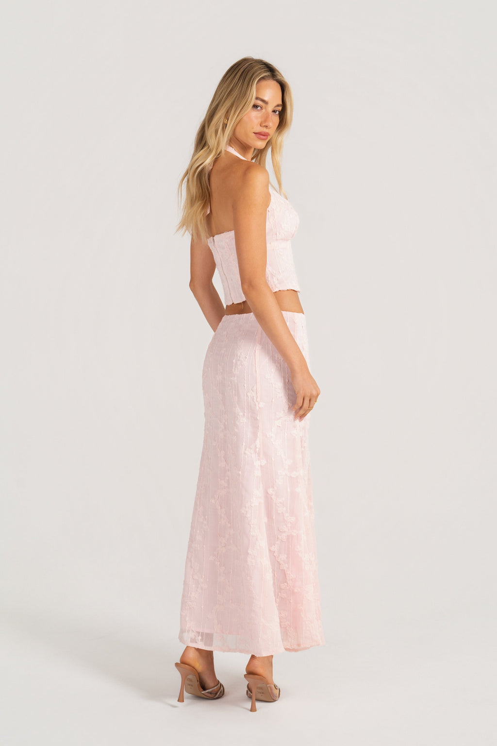Verity Halter Neck & Maxi Skirt Two Piece Set